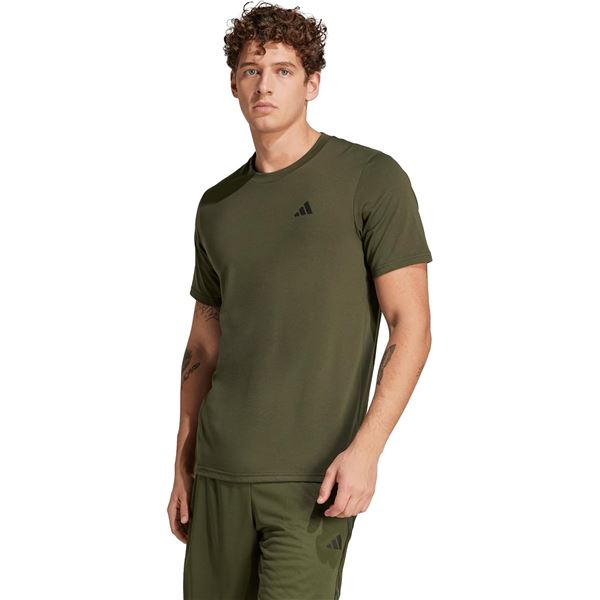 NEW ADIDAS MENS TRAIN ESSENTIALS FEELREADY TEE
