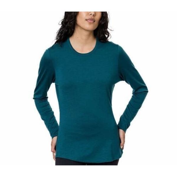 NEW SEG'MENTS MERINO WOOL LONG SLEEVE BLUE SZ LRG