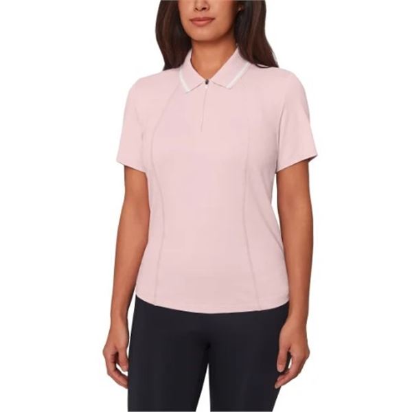 NEW MONDETTA PIQUE MESH SHORT SLEEVE POLO SZ LRG