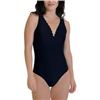 Image 1 : NEW WOMENS ROOTS SWIMSUIT BLACK SIZE 8
