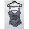 Image 1 : NEW CHRISTINA TANKINI TOP BLAKC & WHITE XL