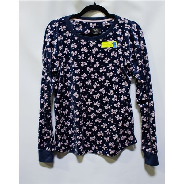 NEW KATE SPADE NAVY BLUE WOMEN'S PAJAMA TOP SMALL