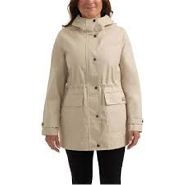 NEW WOMENS HUNTER JACKET BEIGE LARGE