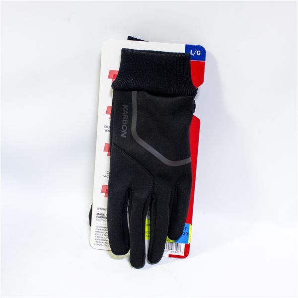 NEW KARBON RUNNING GLOVES LARGE