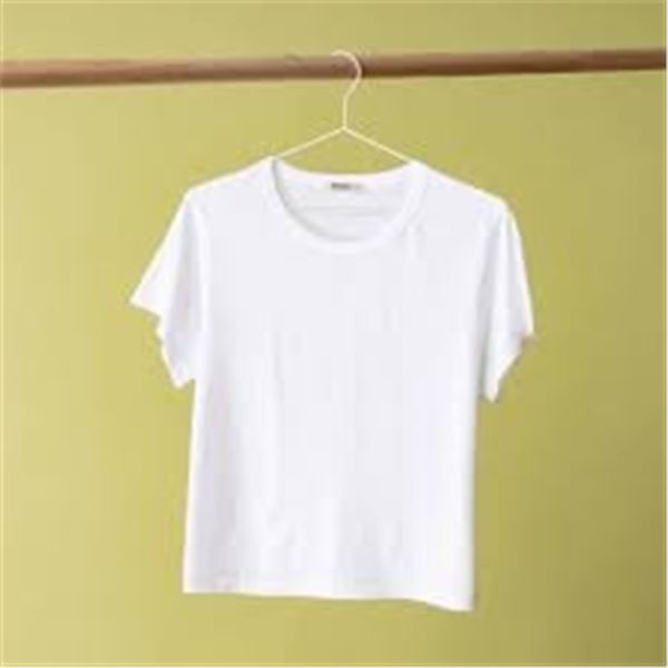 NEW ROUGH DRESS SHORT SLEEVE WHITE T-SHIRT SMALL