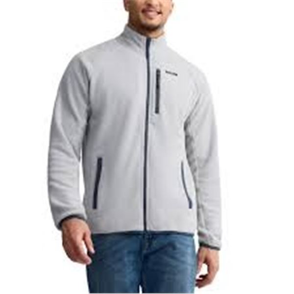 NEW MENS AUCLAIR FULL ZIP GREY HOODIE SMALL