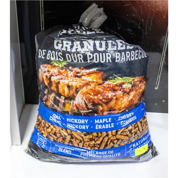 BAG OF KIRKLAND BBQ HARDWOOD PELLETS