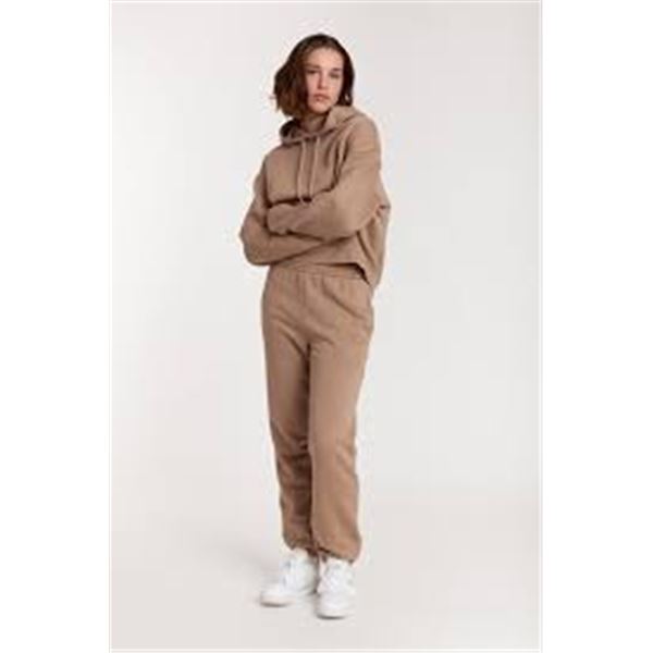 NEW WOMENS LAZYPANTS BEIGE SWEATPANTS SMALL