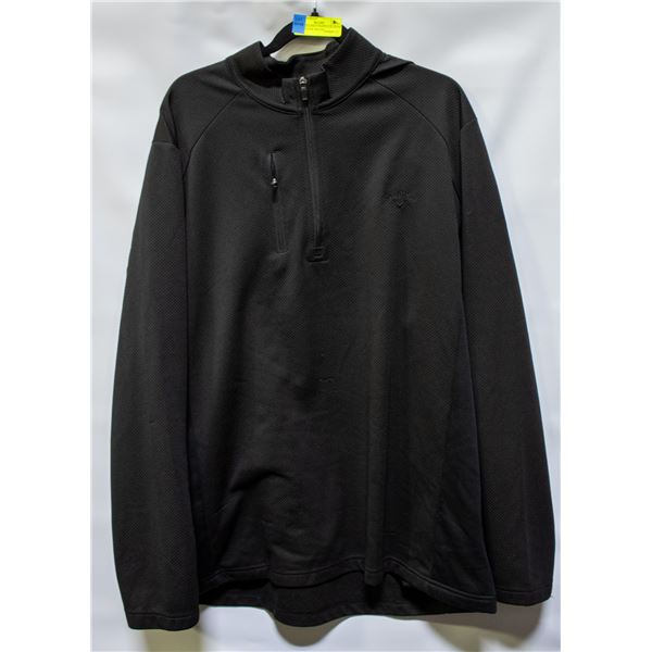 NEW CALLAWAY WAFFLE QUARTER ZIP SWEATER SIZE XXL