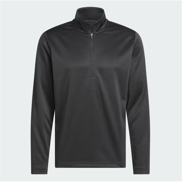 NEW ADIDAS PERFORMANCE PRINTED QUARTER ZIP CARBON