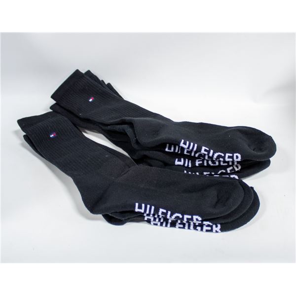 NEW 6 PAIRS OF TOMMY HILFIGER TUBE SOCKS SZ 5-10