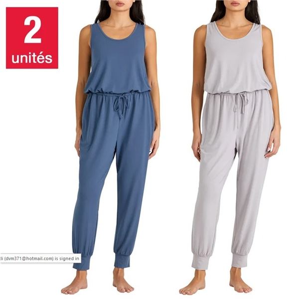 NEW NATORI GIRLFRIEND COLLECTIVE 2PK JUMPSUIT SZ L