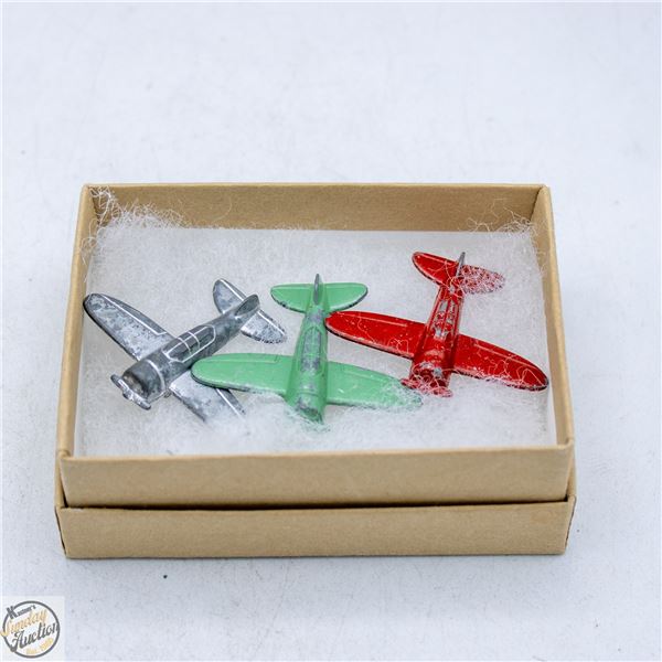 VINTAGE 3 CRACKER JACKS METAL