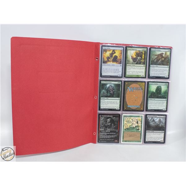 BINDER OF 53 MAGIC THE GATHERING COLLECTIBLE CARDS