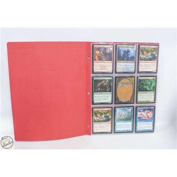 BINDER OF 53 MAGIC THE GATHERING COLLECTIBLE CARDS