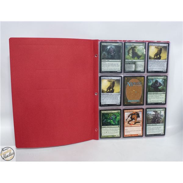 BINDER OF 53 MAGIC THE GATHERING COLLECTIBLE CARDS