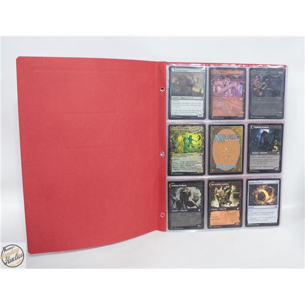 BINDER OF 53 MAGIC THE GATHERING COLLECTIBLE CARDS
