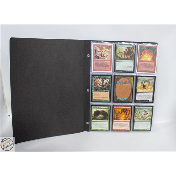 BINDER OF 53 MAGIC THE GATHERING COLLECTIBLE CARDS