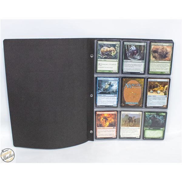 BINDER OF 35 MAGIC THE GATHERING COLLECTIBLE CARDS