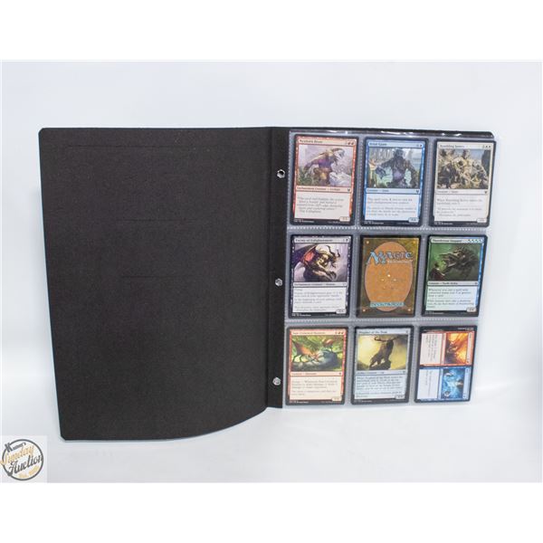 BINDER OF 53 MAGIC THE GATHERING COLLECTIBLE CARDS