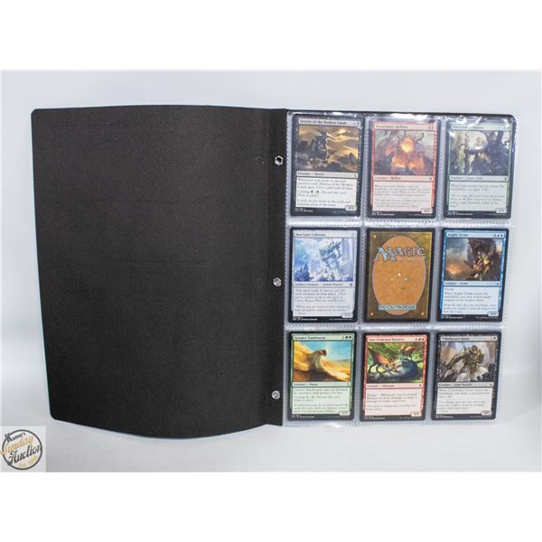 BINDER OF 53 MAGIC THE GATHERING COLLECTIBLE CARDS