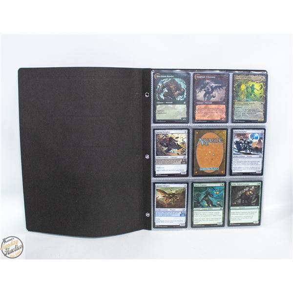BINDER OF 53 MAGIC THE GATHERING COLLECTIBLE CARDS