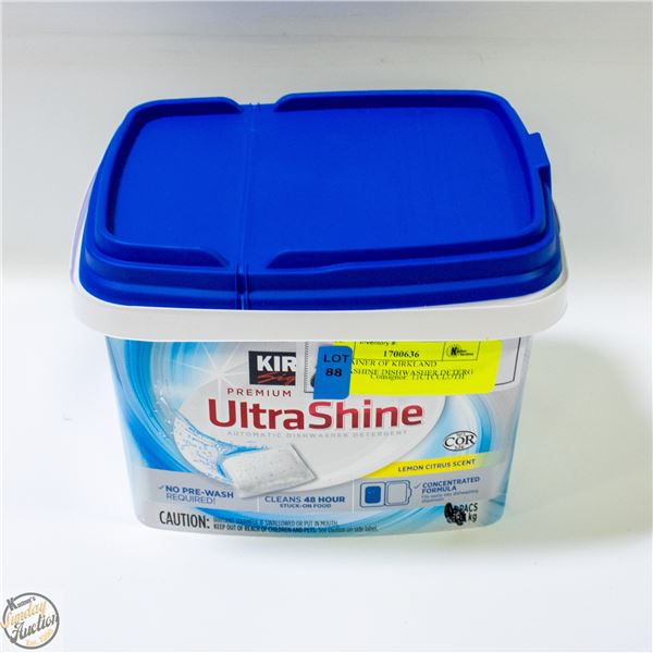 KIRKLAND ULTRASHINE DISHWASHER DETERGENT