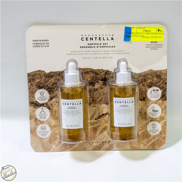 REPACKED 2 X 120ML MADAGASCAR CENTELLA SET