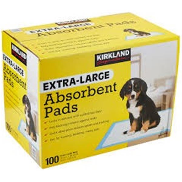 100 XL PADS KIRKLAND DOG ABSORBENT PADS