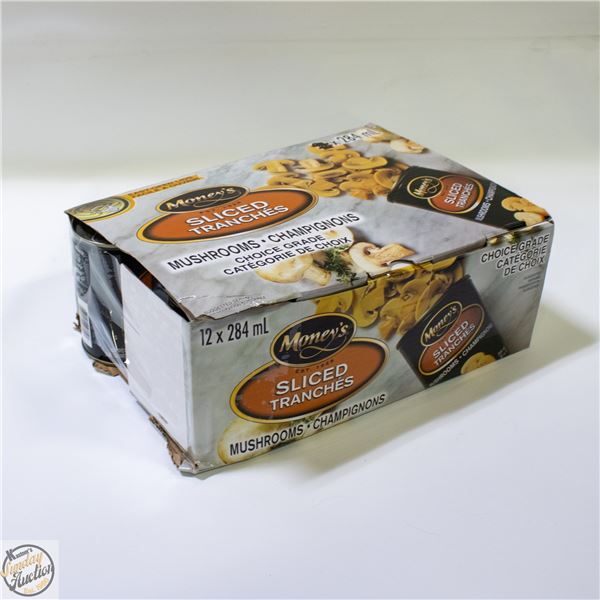 11 X 284ML MONEYS SLICED MUSHROOMS