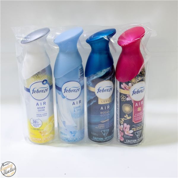 REPACKED 4 X 230G FEBREEZE AIR VARIETY PACK