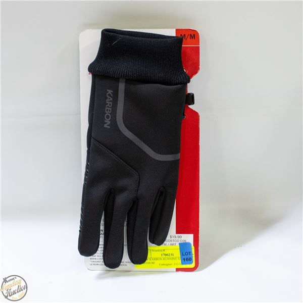 NEW KARBON RUNNING GLOVES MEDIUM