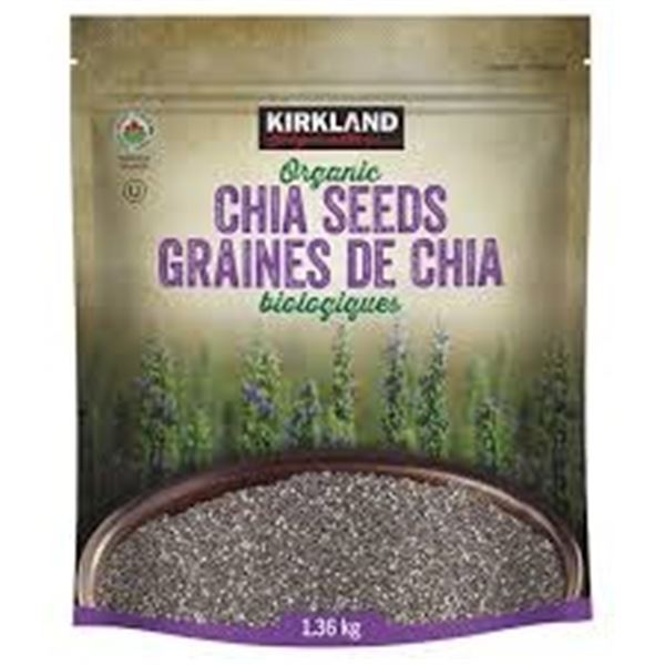1.36KG KIRKLAND ORGANIC CHIA SEEDS