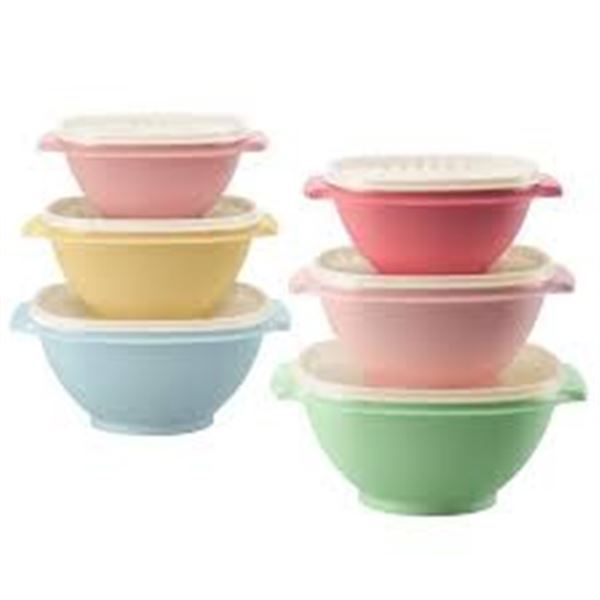 NEW 12 PC TUPPERWARE HERITAGE 6-CONTAINER SET
