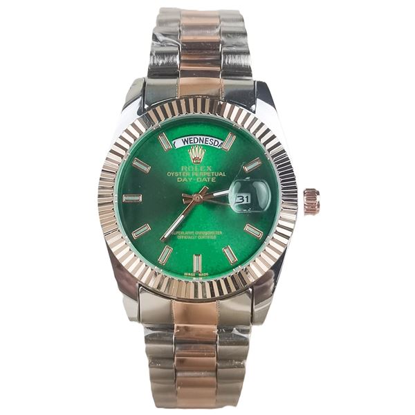 NEW REPLICA ROLEX "DAY DATE" QUARTZ WATCH
