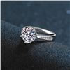 Image 3 : 5 CT GRA CERTIFIED ROUND BRILLLIANT MOISSANITE 925S
