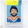 Image 1 : PAUL COFFEY 1984-85 OILERS PRINTED SIGNATURE