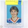 Image 1 : WAYNE GRETZKY 1983-84 OILERS PRINTED SIGNATURE