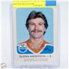 Image 1 : GLENN ANDERSON 1982-83 OILERS PRINTED SIGNATURE