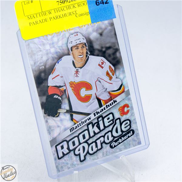 MATTHEW THACHUK ROOKIE PARADE PARKHURST