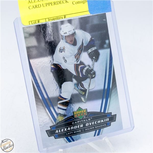 ALEXANDER OVECHKIN 1ST YEAR CARD UPPERDECK