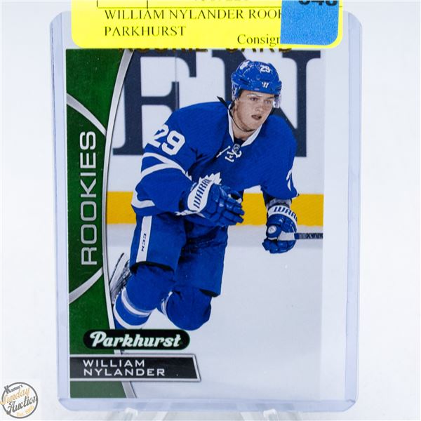 WILLIAM NYLANDER ROOKIE PARKHURST