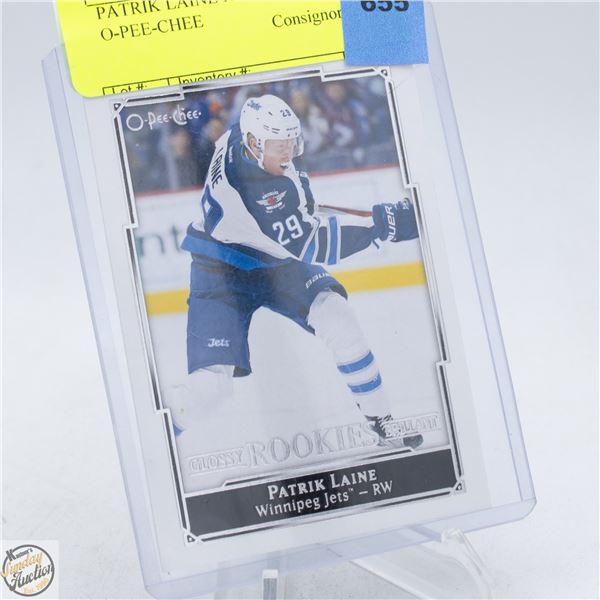 PATRIK LAINE GLOSSY ROOKIES O-PEE-CHEE