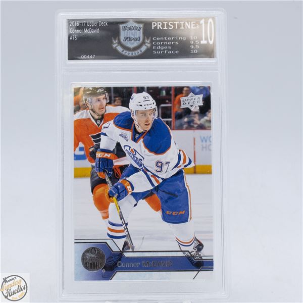 CONNOR MCDAVID 1ST YEAR GRADED PRISTINE 10