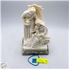 Image 1 : VINTAGE HAND CARVED ALABASTOR HOLY FAMILY UNDER