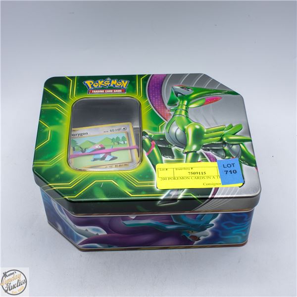 200 POKEMON CARDS IN A TIN
