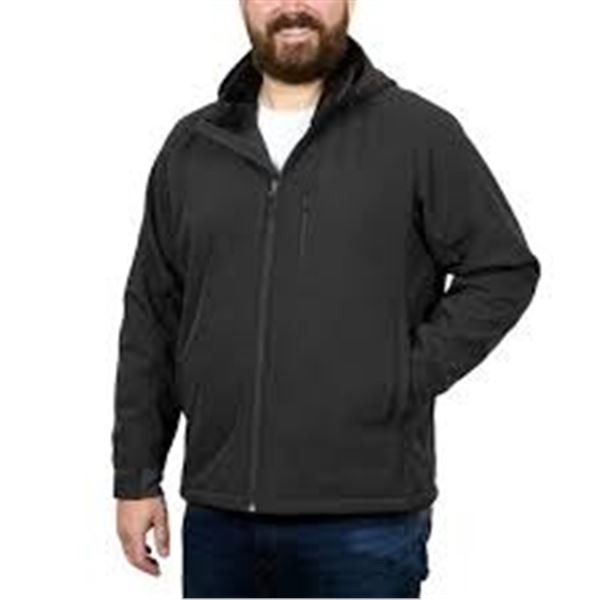 NEW KIRKLAND MENS BLACK JACKET LARGE