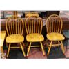 Image 1 : 3 OAK CHAIRS