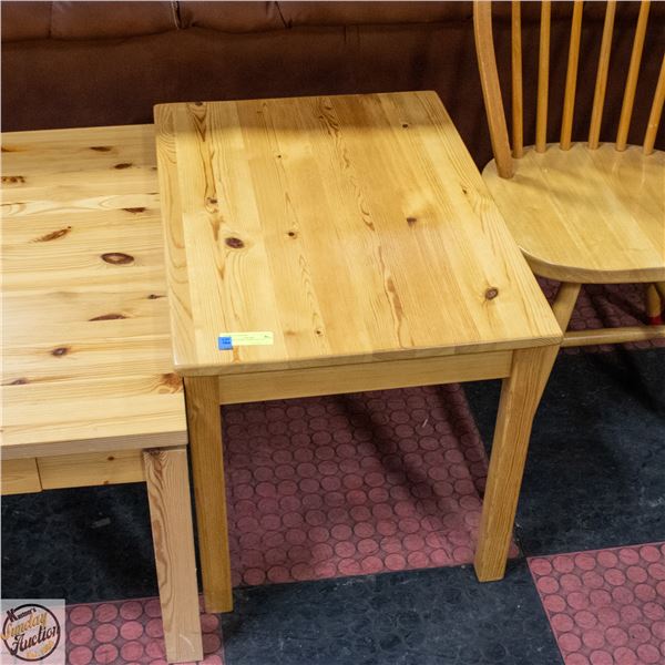 WOOD COFFEE TABLE WITH HIDDEN DRAWERS 18"X51"X31