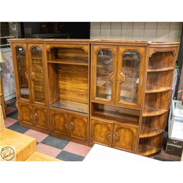 5 SEPARATE CABINETS OR 1 LARGE CHINA CABINET